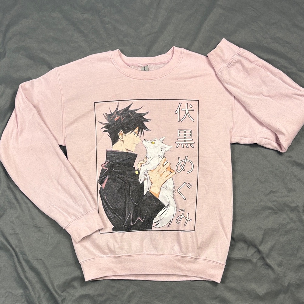 Men's Small Anime Print Sweater